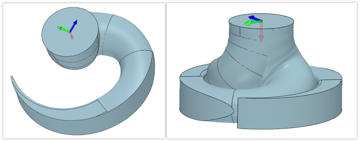 双流道泵快速建模方法